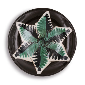 Green Star Dinner Plate